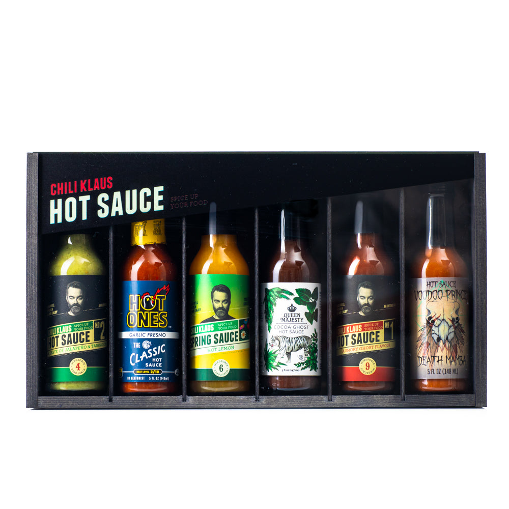 SixPack - Gavekasse med 6 hot sauces