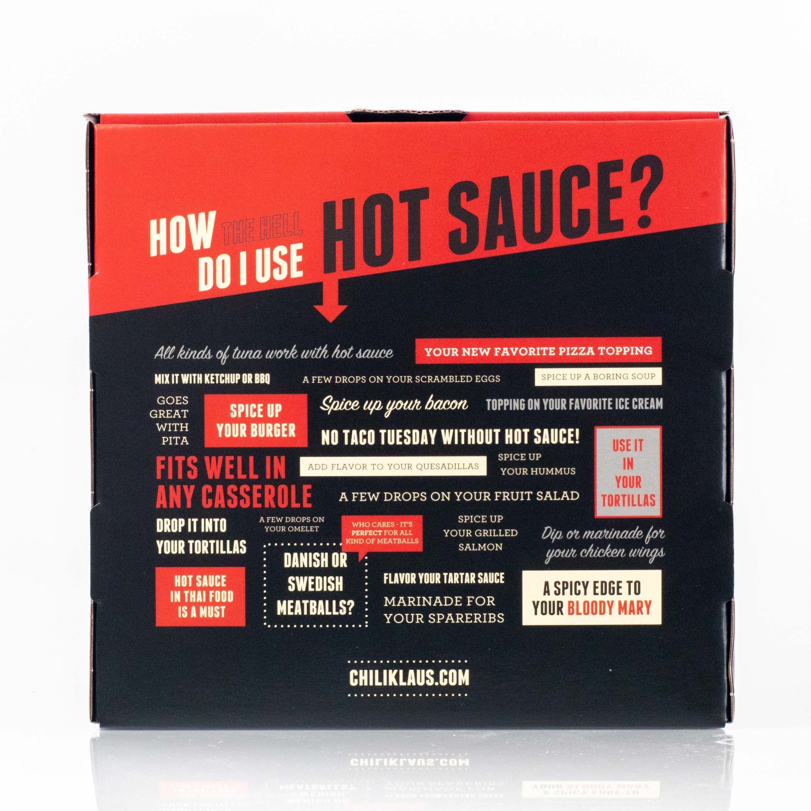 Chili Klaus - Gaveæske m. Hot Sauce Christmas Edition