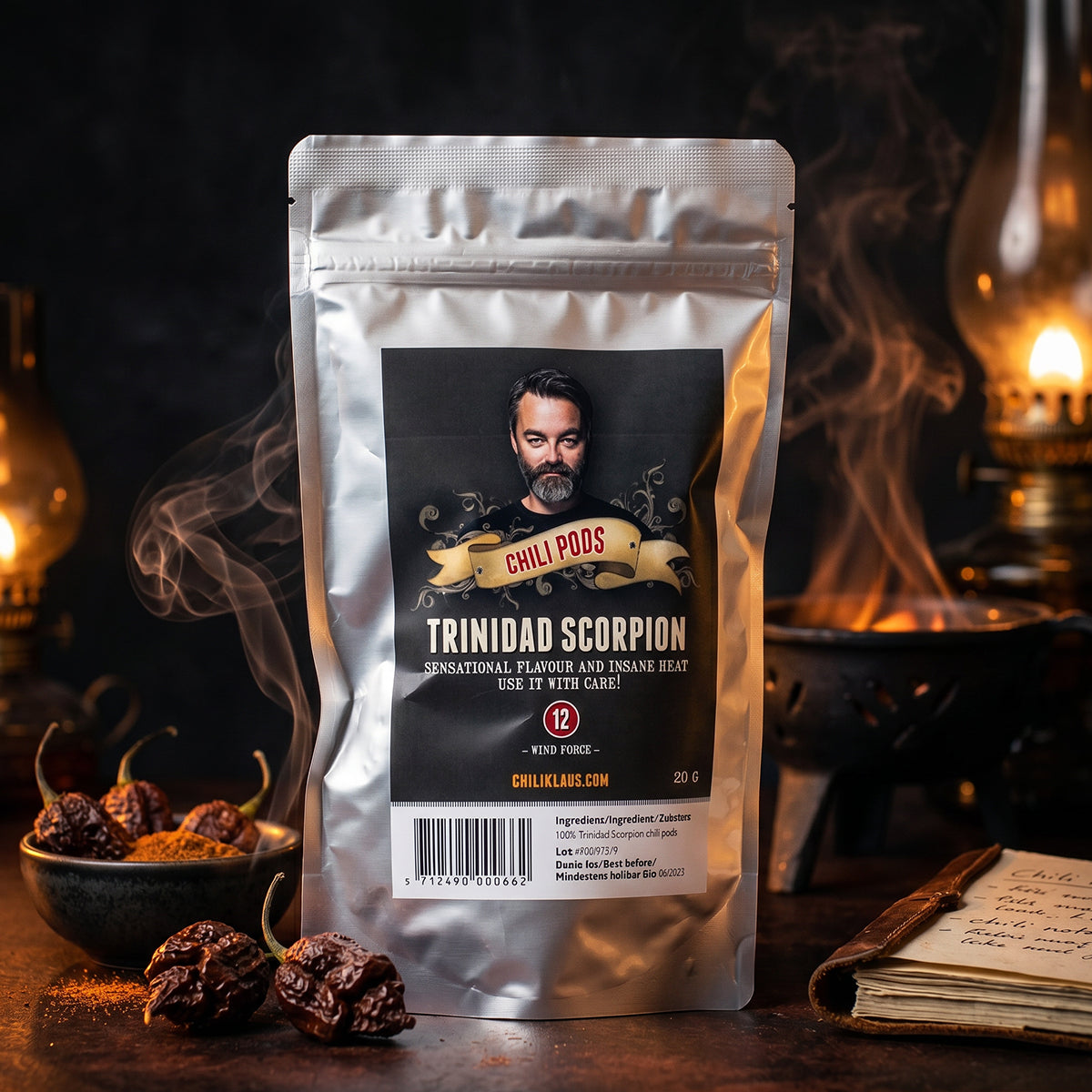 Trinidad Scorpion – whole and dried