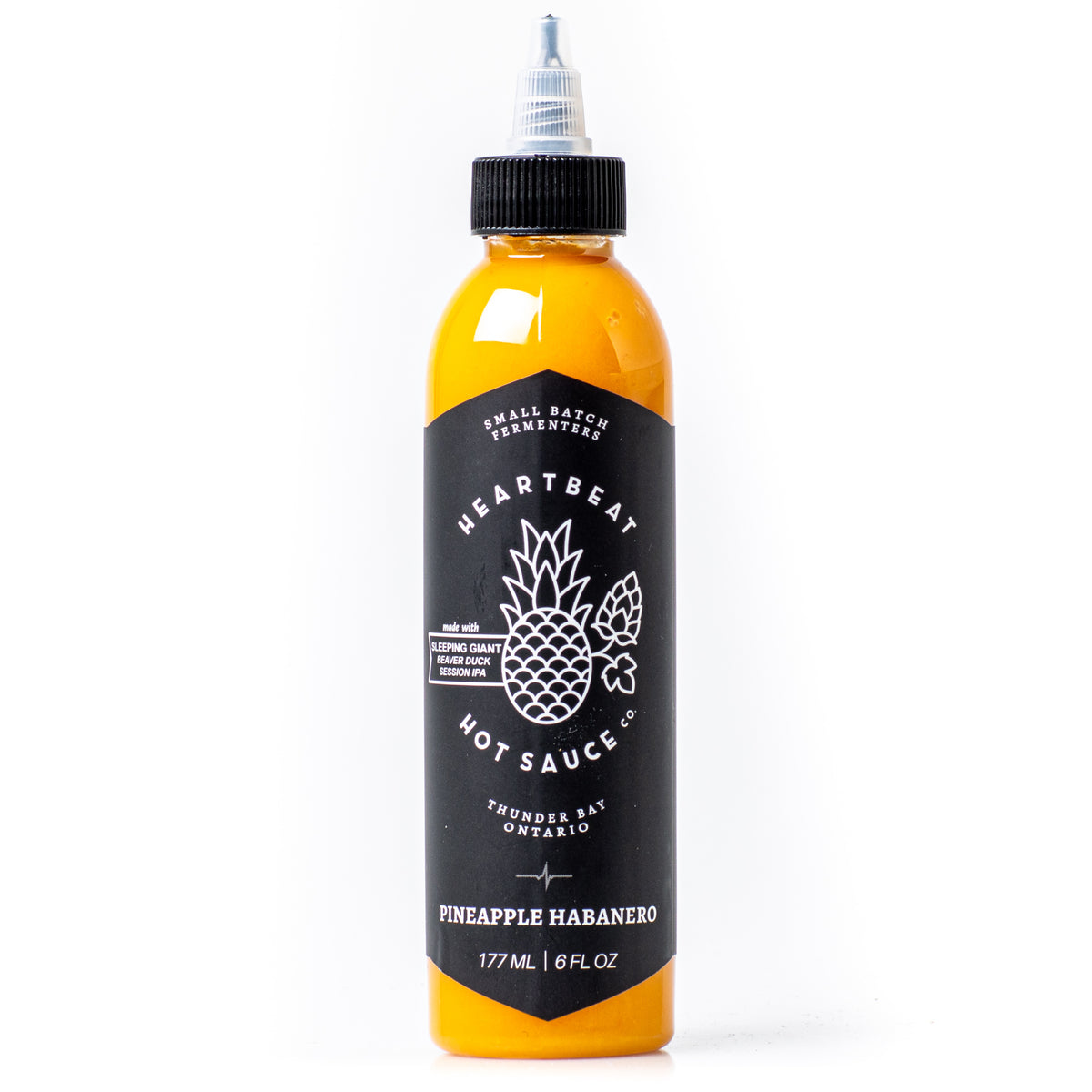 Hot sauce fra heartbeat m. ananas og habanero