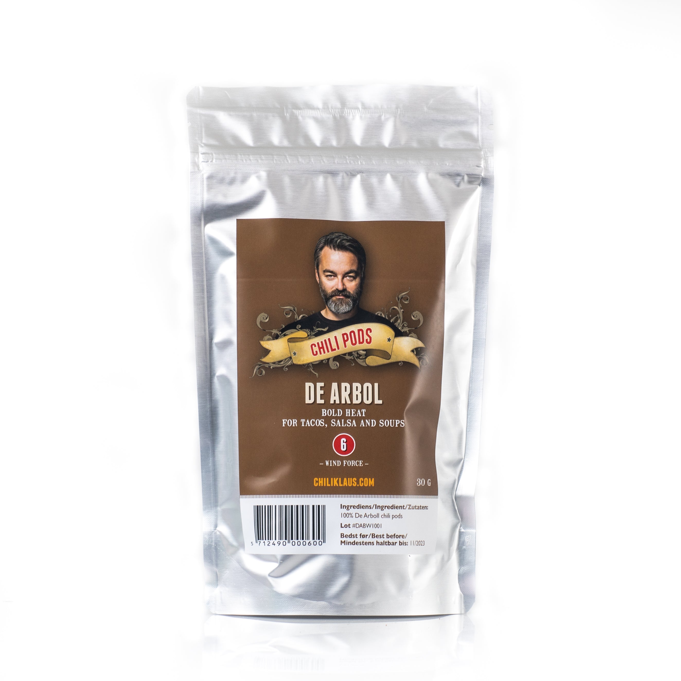 de arbol tørret chili
